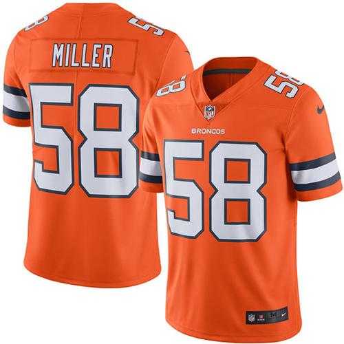 Nike Men & Women & Youth Broncos 58 Von Miller Orange Color Rush Limited Jersey,We sell and wholesale Nike Men & Women & Youth Broncos 58 Von Miller Orange Color Rush Limited Jersey on line form chian!